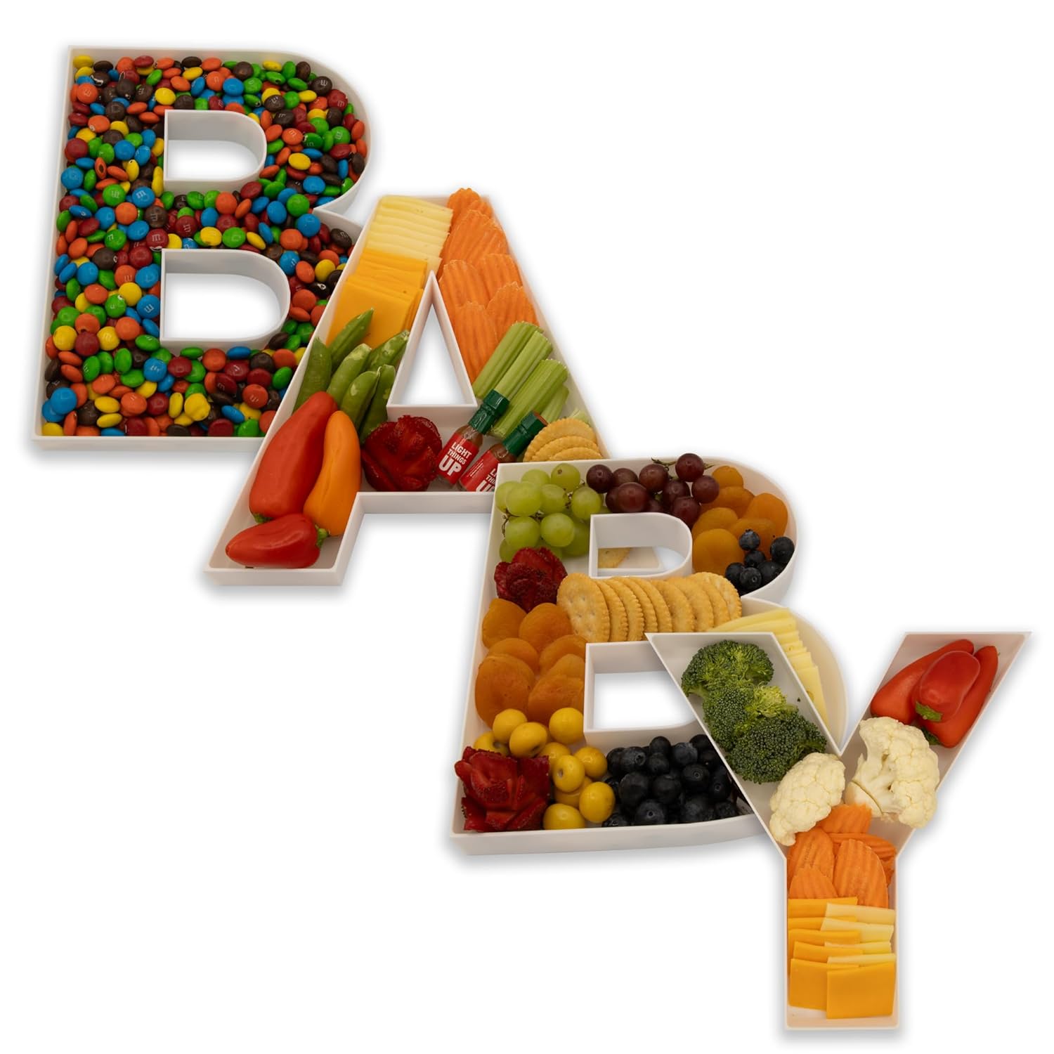 Food Storage Baby - Gıda Doldurulabilir Harfler Şekilli Tatlılar Çiçek