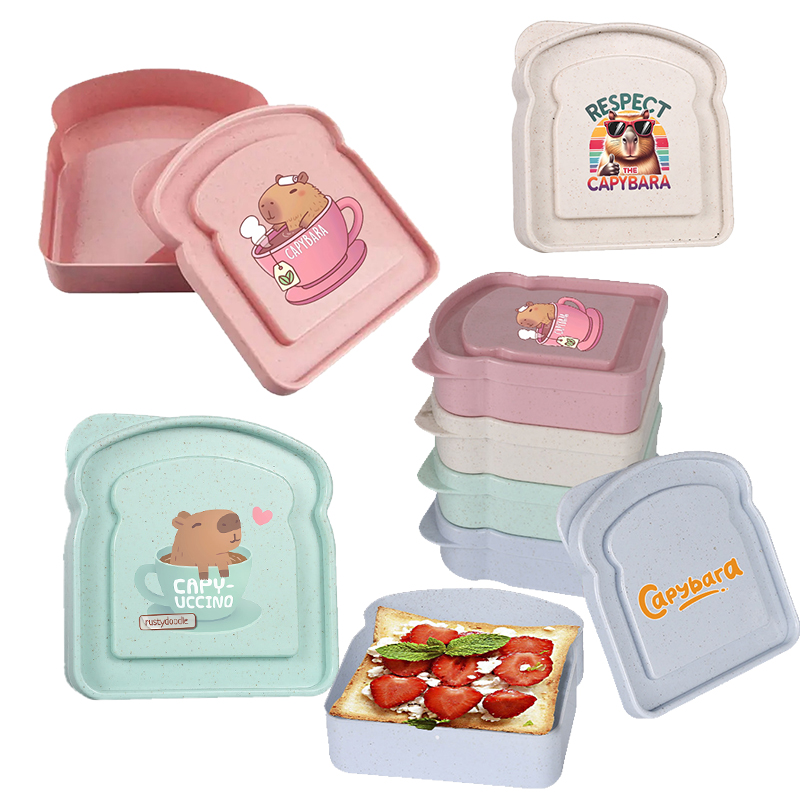 Food Storage System - Capybara Sandviç Gıda Saklama Kutusu Konteyner