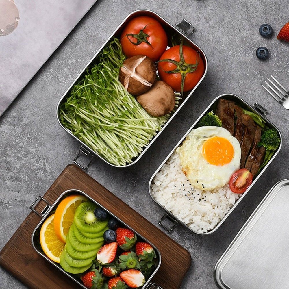 Food Storage Practices - 2 Adet Pratik 304 Paslanmaz Çelik
