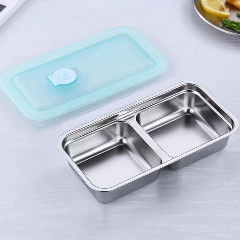 Food Storage With Compartments - 304 Paslanmaz Çelik Öğle Yemeği Bento