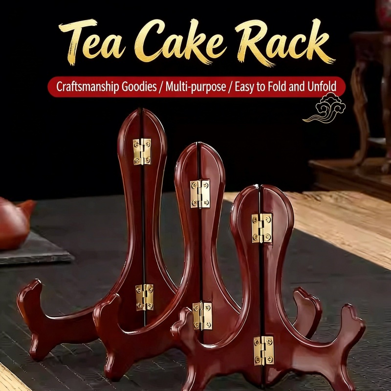 Food Storage Rack - 1 adet Vintage Ahşap Tabak Sergi
