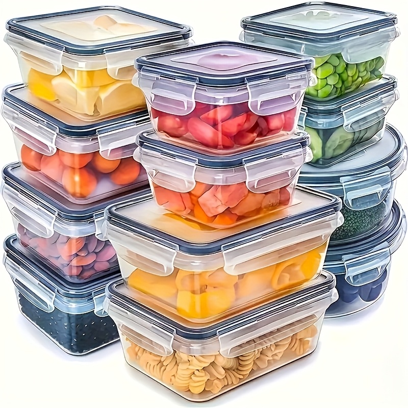 Food Storage System - 8 Parça Set, 4 Kap ve