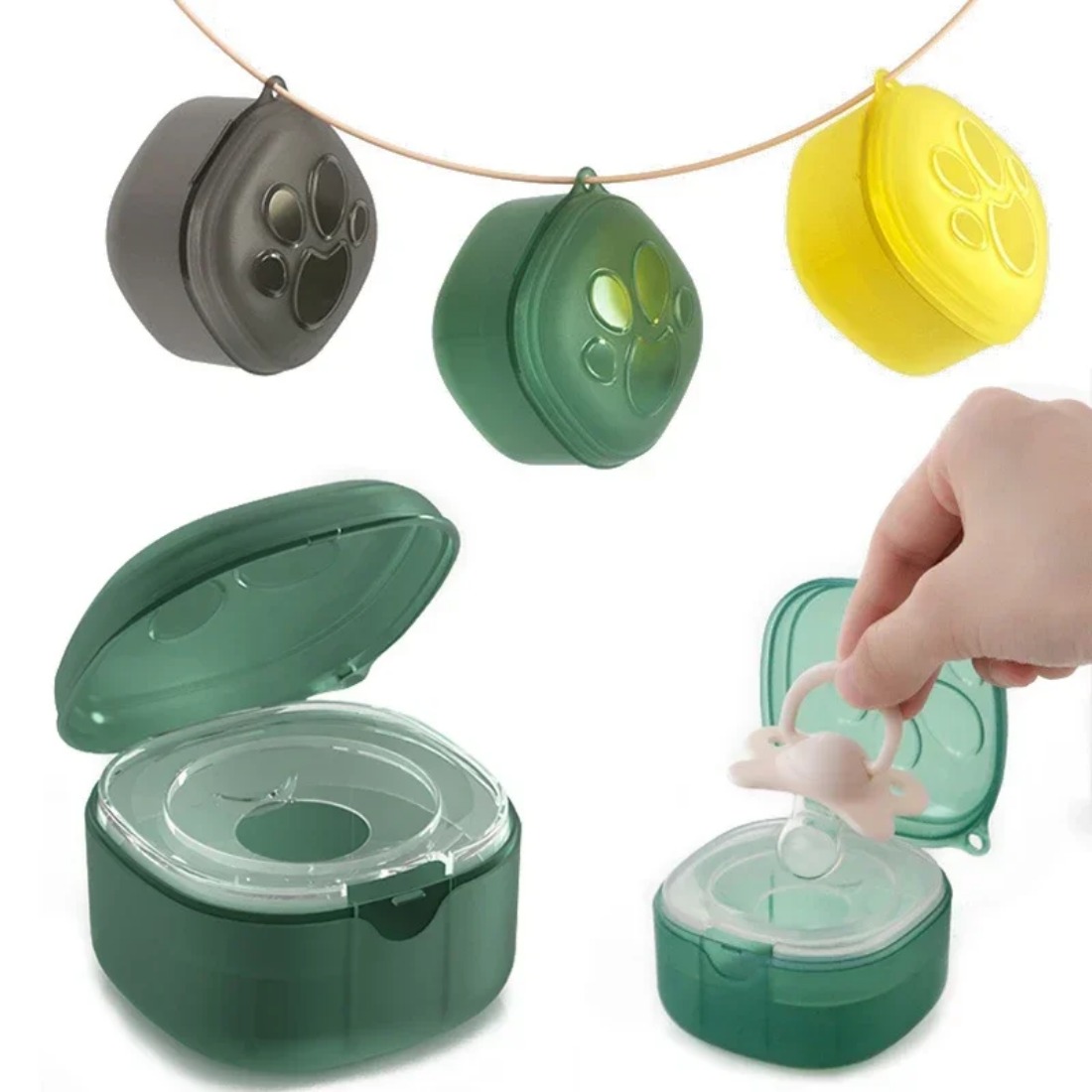 Food Storage Baby - Gıda Sınıfı Silikon Emzik Kutusu Bebek