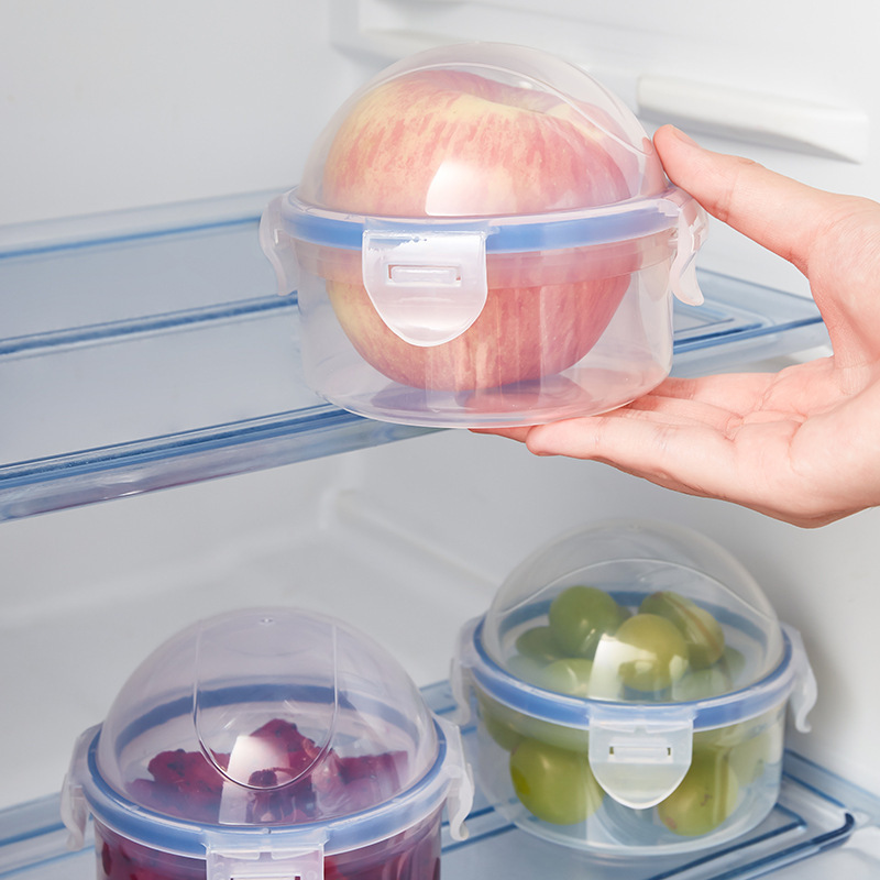 Food Storage Practices - Mini elma şeklinde yiyecek saklama kabı,
