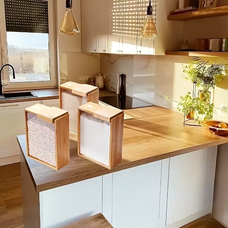 3 Adet Hava Geçirmez Sürgülü K - Stackable Pantry Bin incelemesi ve fiyatı