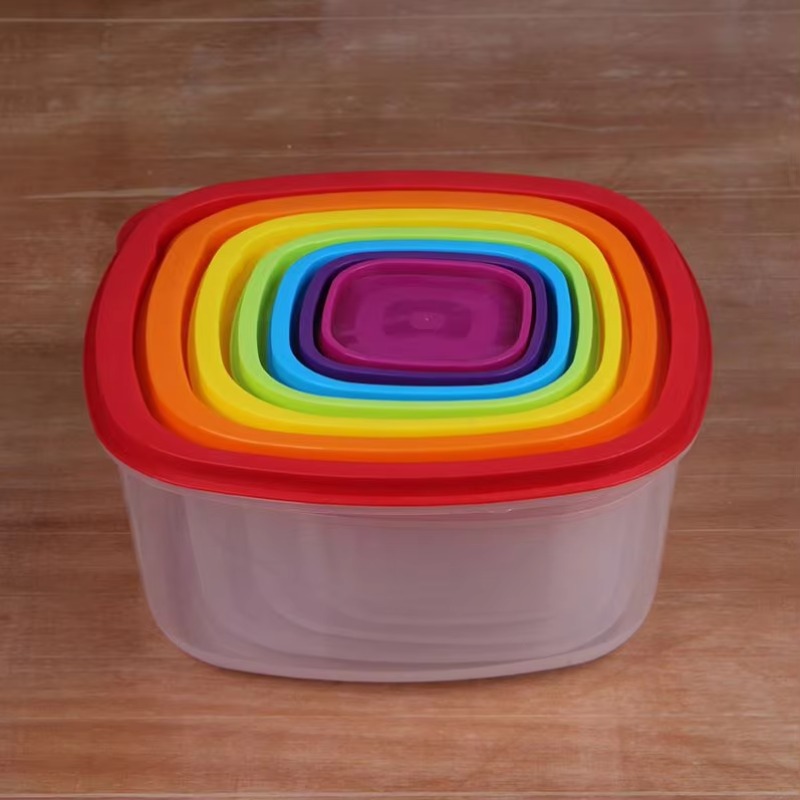 Rainbow 7 Parça Plastik Gıda S - Food Storage Plastic Container incelemesi ve fiyatı