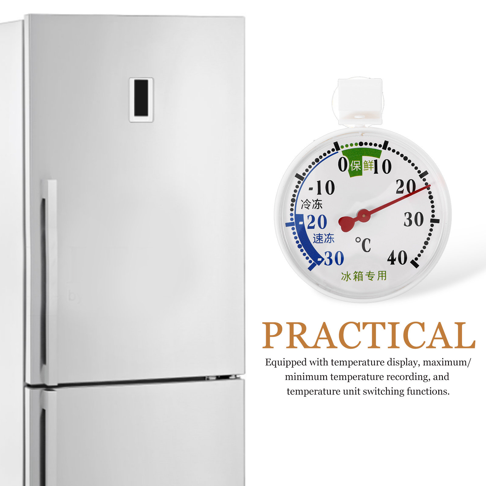 Yüksek-Düşük Sıcaklık Termomet - Food Storage For Refrigerator incelemesi ve fiyatı