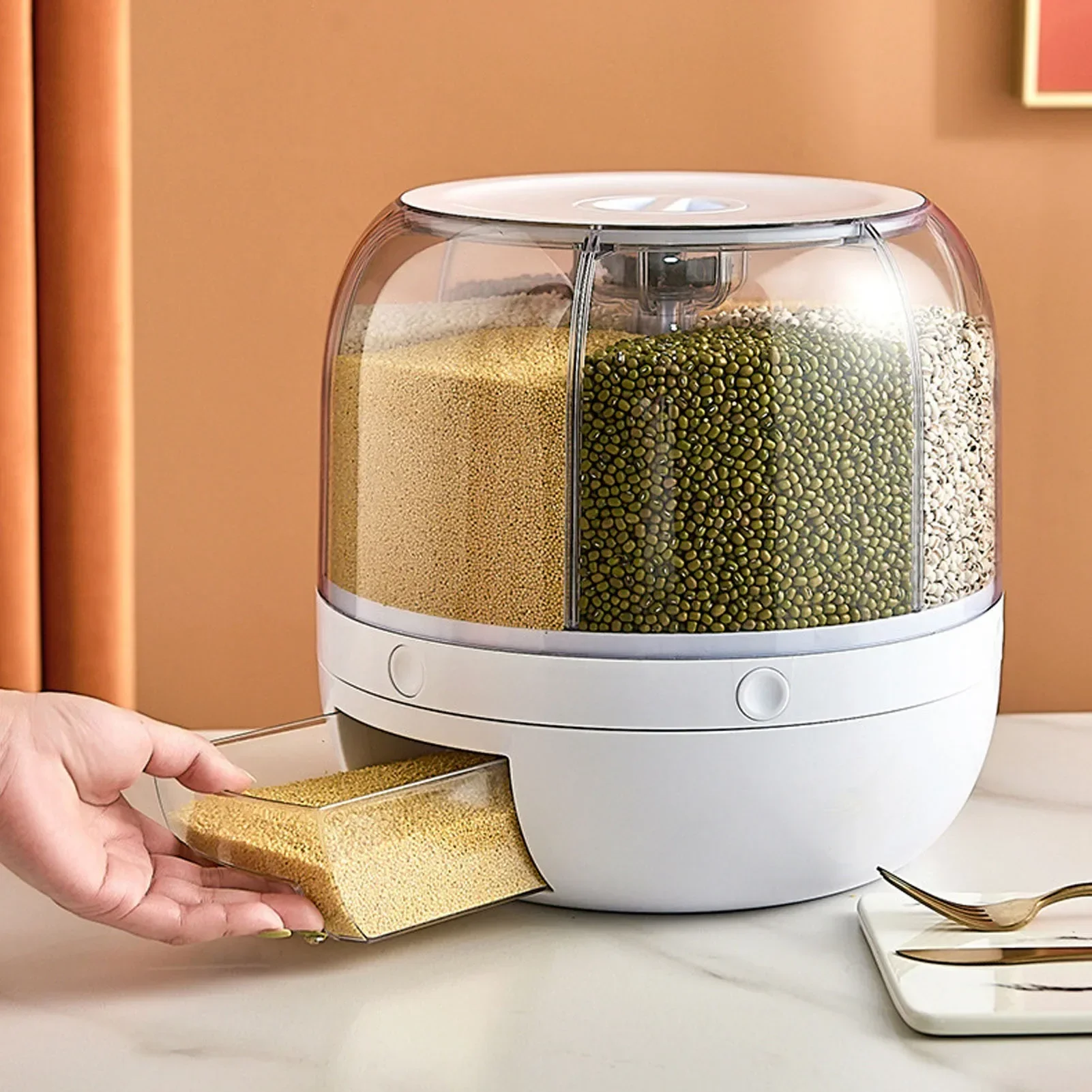 6 Bölmeli 360 °   Döner Hava G - Food Storage With Compartments incelemesi ve fiyatı