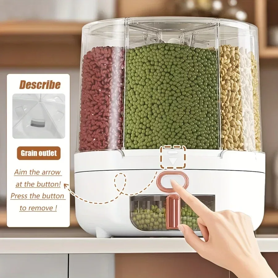 6 Bölmeli 360 °   Döner Hava G - Food Storage With Compartments incelemesi ve fiyatı