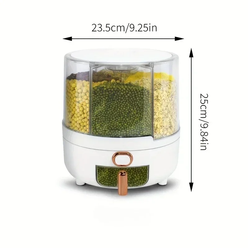 6 Bölmeli 360 °   Döner Hava G - Food Storage With Compartments incelemesi ve fiyatı