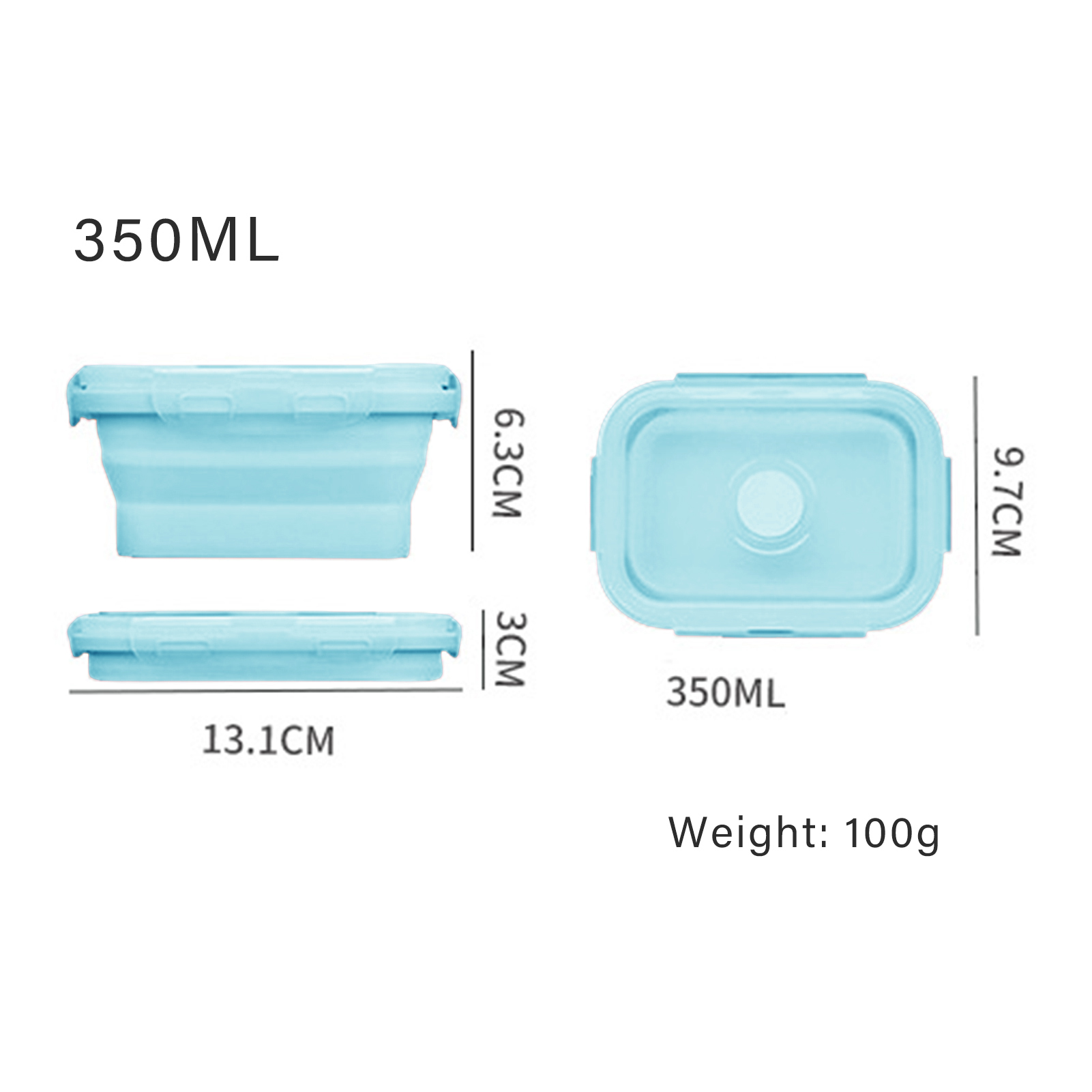 Silikon Öğle Yemeği Kutusu Gıd - Food Storage Containers Plastic Box incelemesi ve fiyatı
