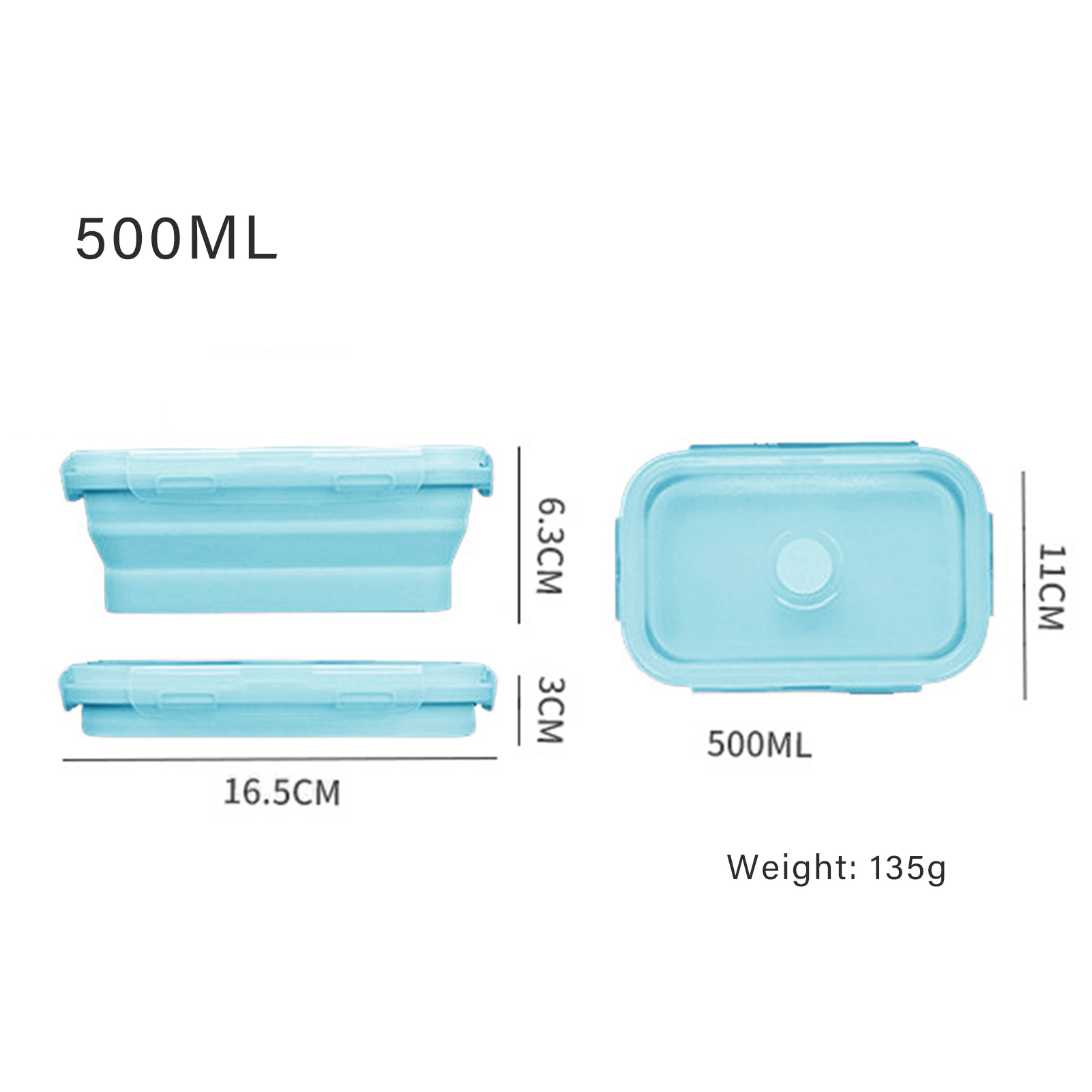 Silikon Öğle Yemeği Kutusu Gıd - Food Storage Containers Plastic Box incelemesi ve fiyatı