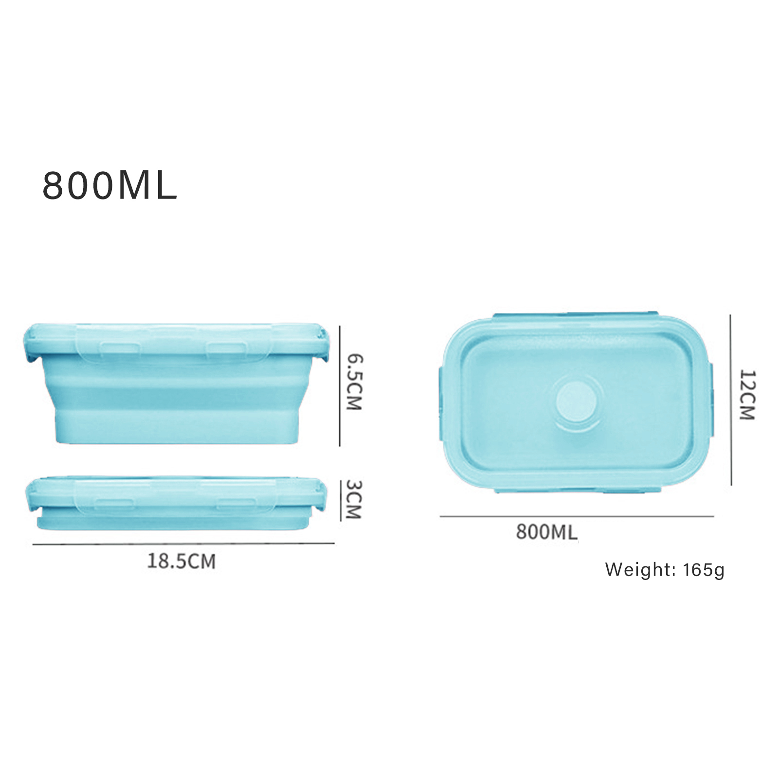 Silikon Öğle Yemeği Kutusu Gıd - Food Storage Containers Plastic Box incelemesi ve fiyatı