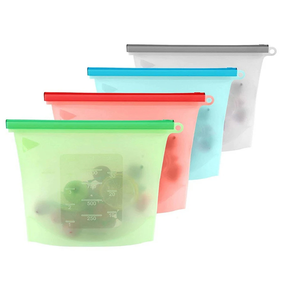 1000 ml Yeniden Kullanılabilir - Food Storage Silicone Bags incelemesi ve fiyatı