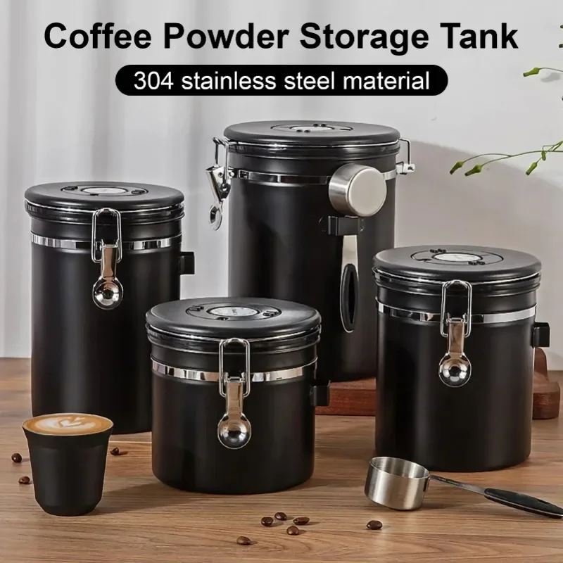 304 Paslanmaz Çelik Kahve Çeki - Food Storage Vacuum Containers incelemesi ve fiyatı