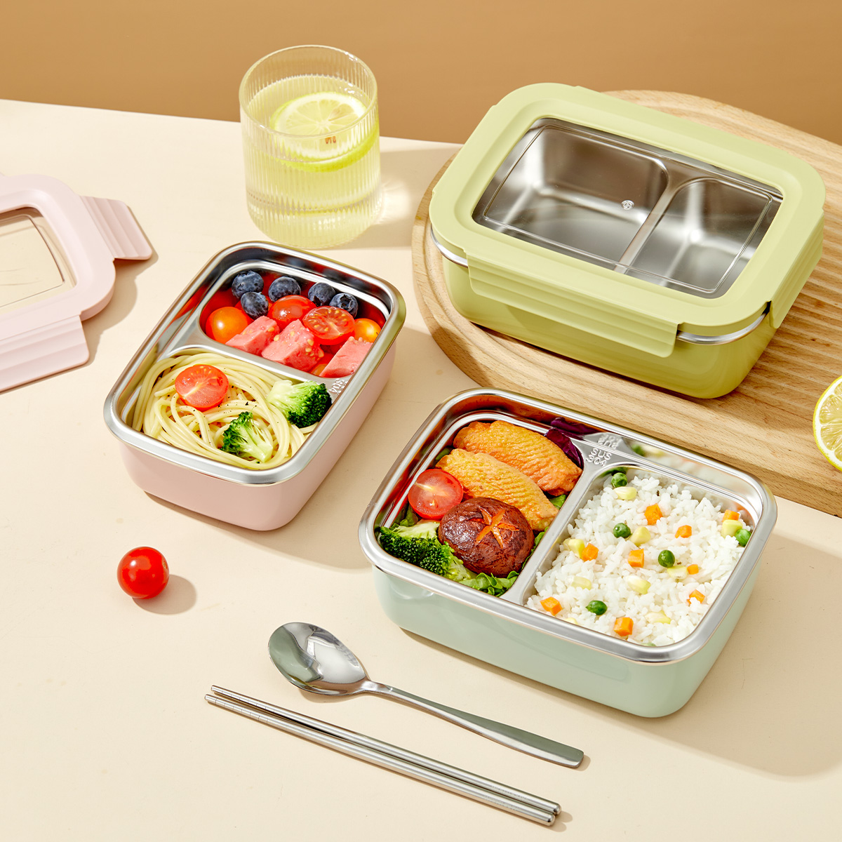 Mikrodalga 304 Paslanmaz Çelik - Food Storage With Compartments incelemesi ve fiyatı