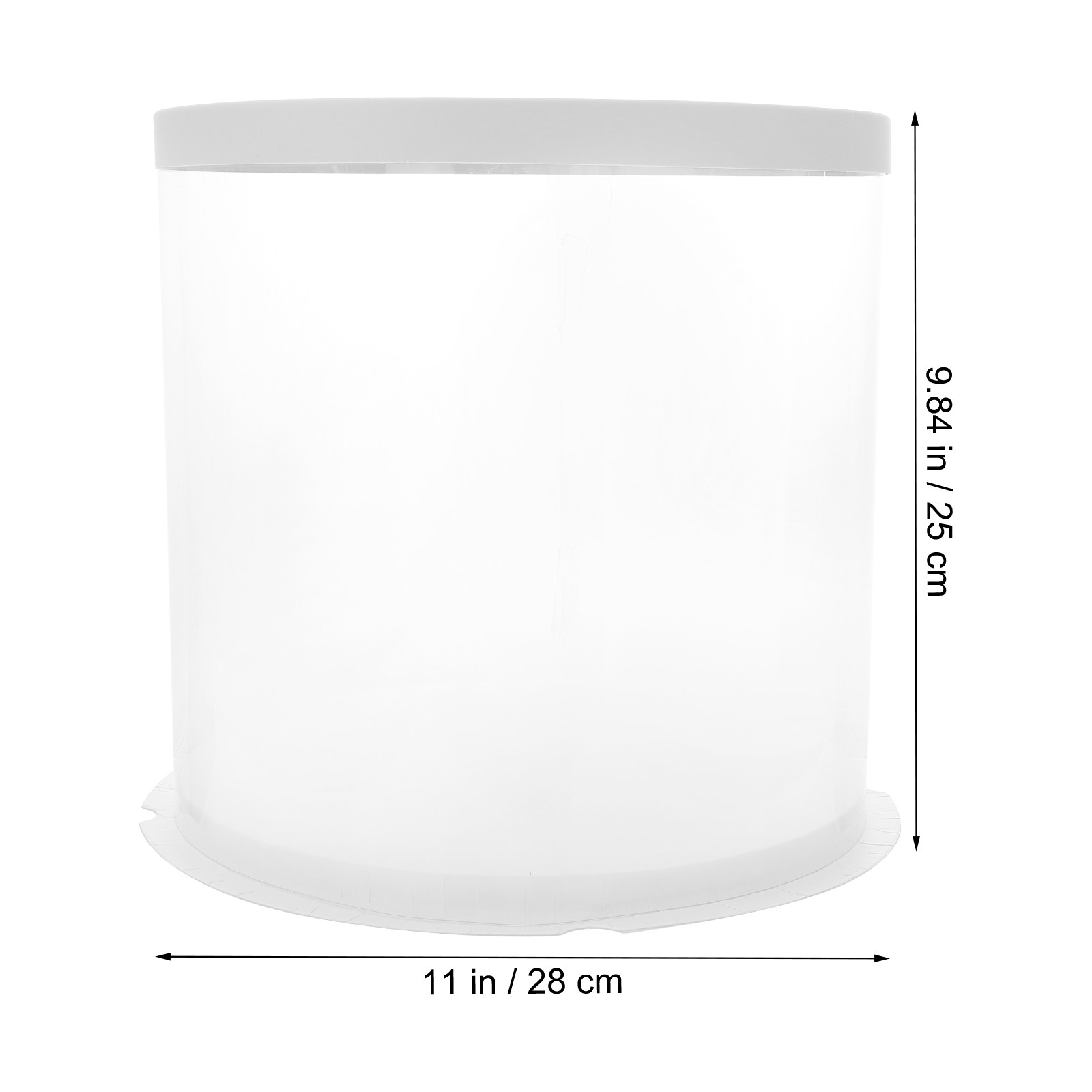 1 Adet Kek Kutusu Yuvarlak Şef - Food Storage Plastic Container incelemesi ve fiyatı
