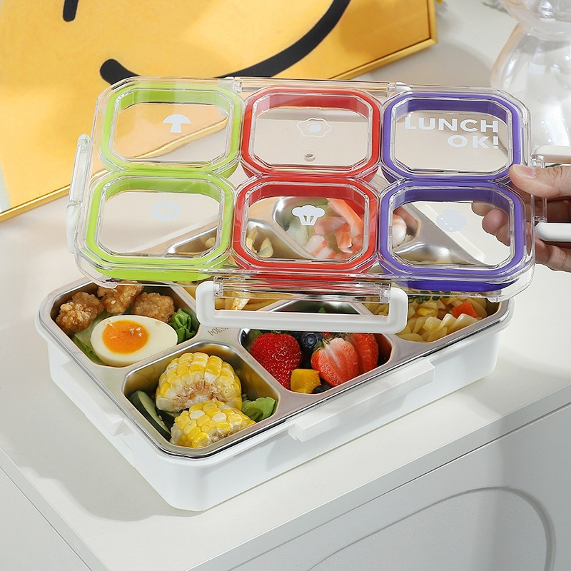 6 Bölmeli Paslanmaz Çelik Öğle - Food Storage With Compartments incelemesi ve fiyatı