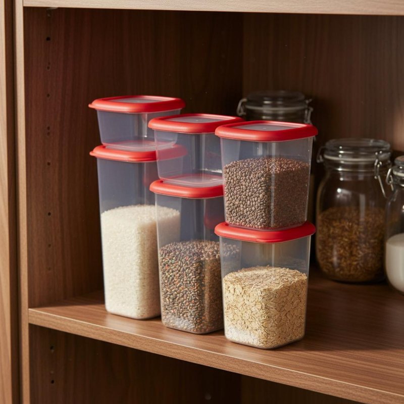 6 Parça Hava Geçirmez Gıda Sak - Food Storage Plastic Container incelemesi ve fiyatı