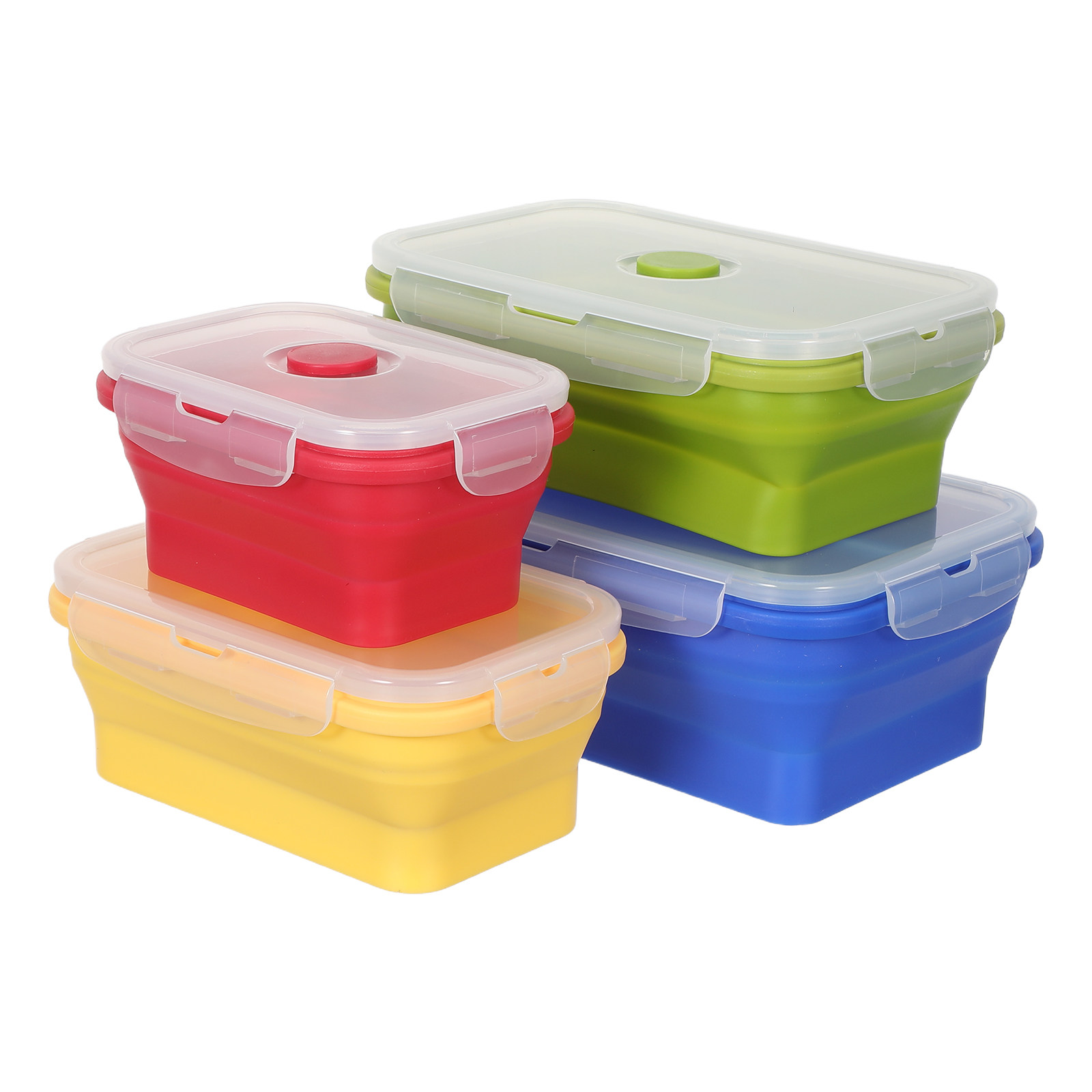 4 Adet Katlanabilir Silikon Öğ - Food Storage Containers Plastic Box incelemesi ve fiyatı