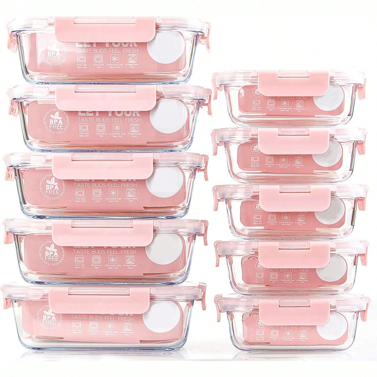 10'lu Paket Cam Yemek Hazırlık - Food Storage Glass Jar incelemesi ve fiyatı