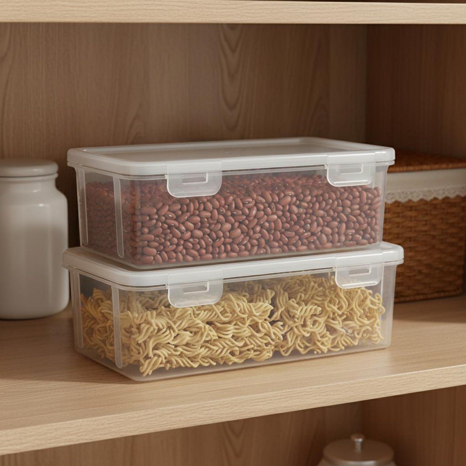 Şeffaf Baharat Kabı Yerden Tas - Stackable Pantry Bin incelemesi ve fiyatı