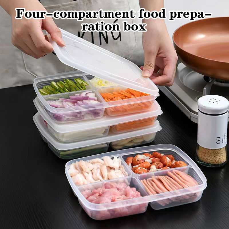 Yeni 【4 Bölmeli Plastik Saklam - Food Storage With Compartments incelemesi ve fiyatı