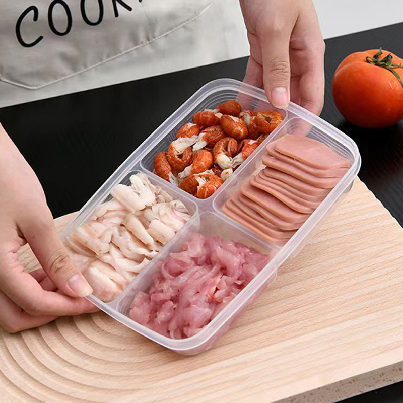 Yeni 【4 Bölmeli Plastik Saklam - Food Storage With Compartments incelemesi ve fiyatı
