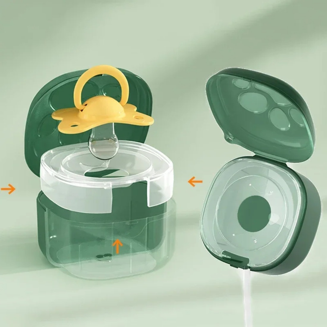 Gıda Sınıfı Silikon Emzik Kutu - Food Storage Baby incelemesi ve fiyatı