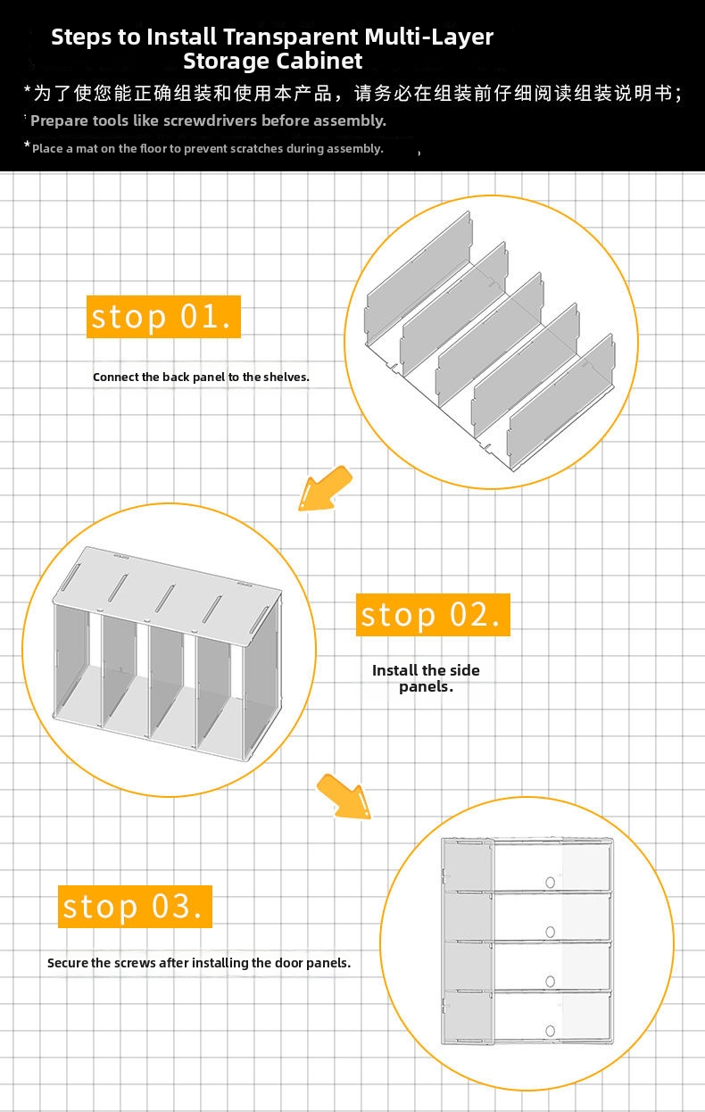 Şeffaf Akrilik Çok Katmanlı Vi - Stackable Pantry Bin incelemesi ve fiyatı