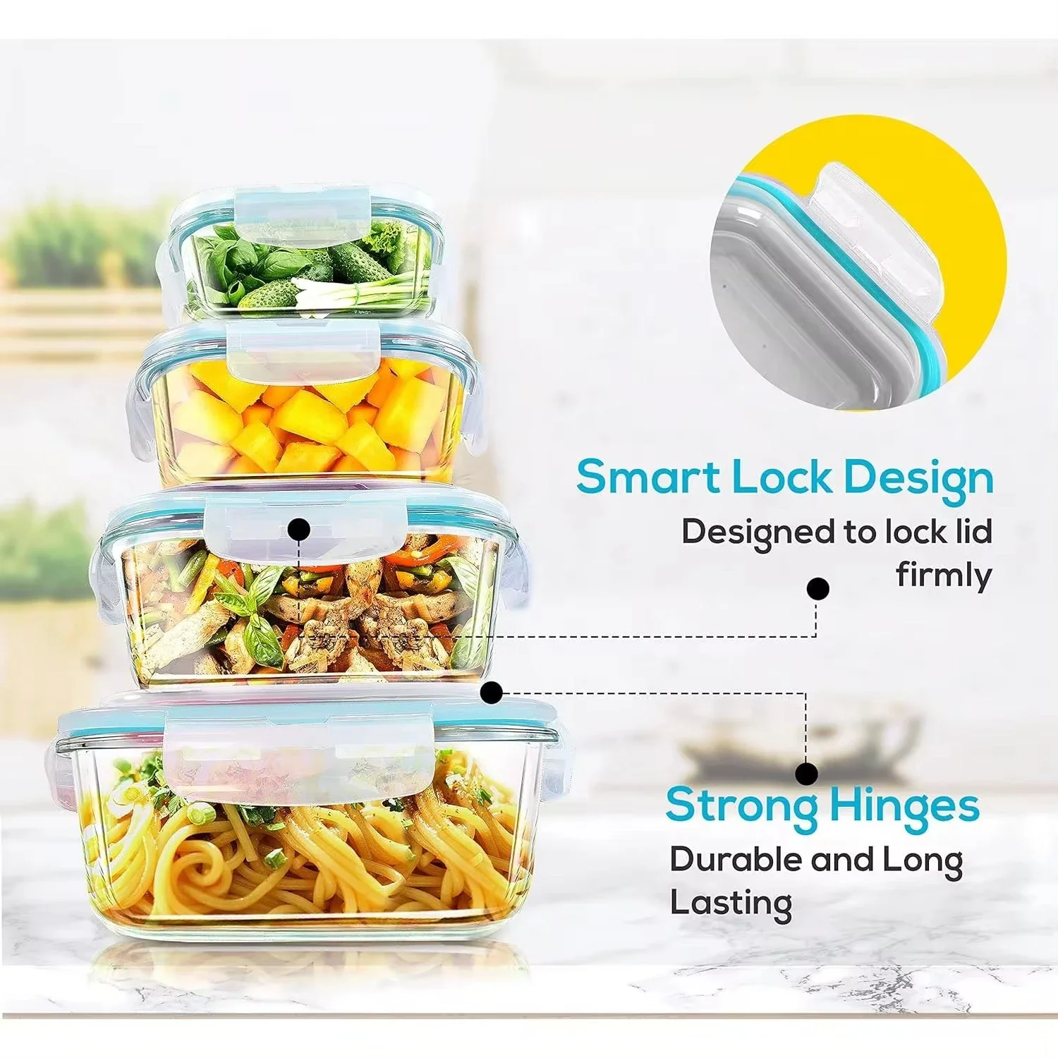 Cam Öğle Yemeği Kutusu Gıda Sa - Food Storage Glass Jar incelemesi ve fiyatı